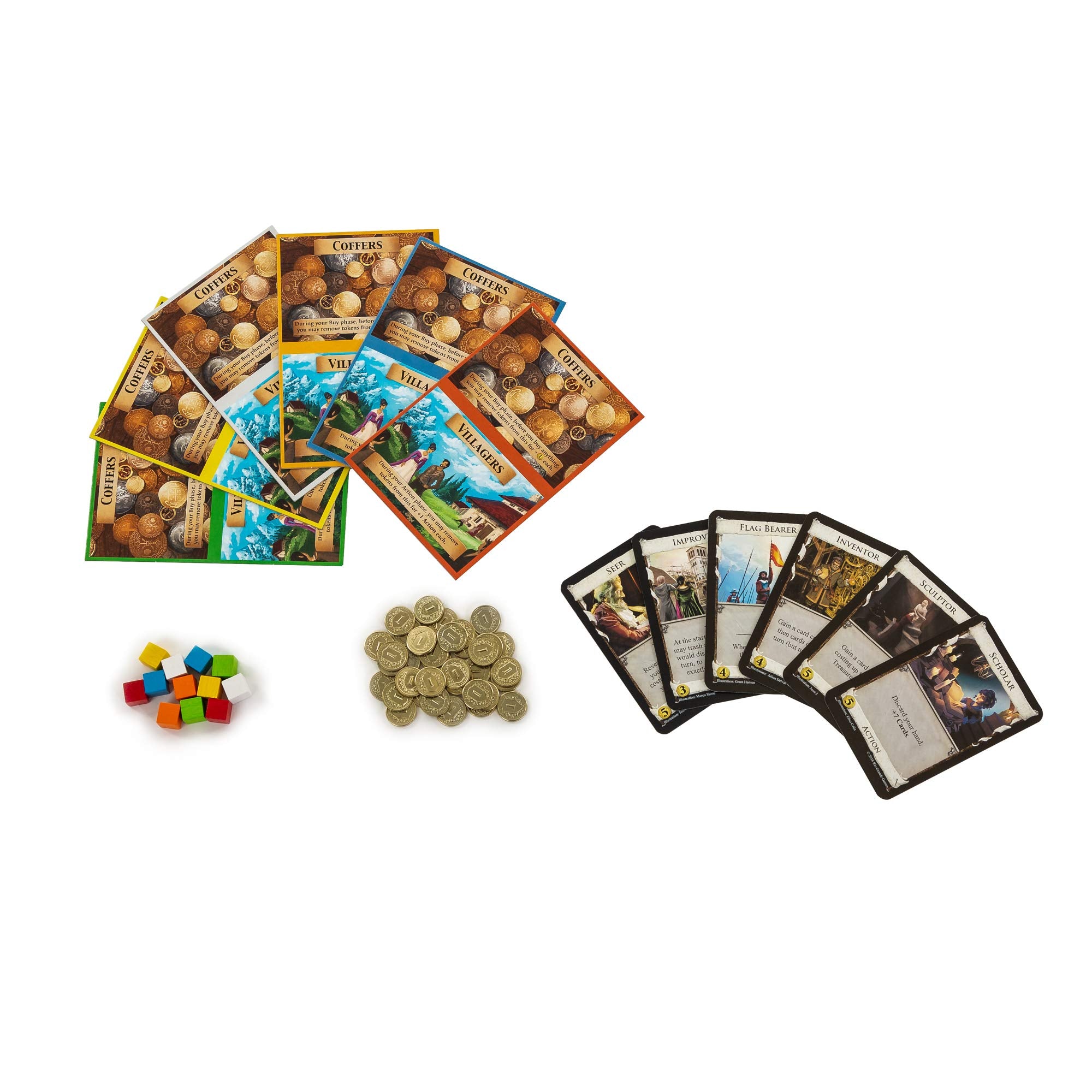 デッキ構築ゲーム ドミニオン ルネサンス Rio Grande Games 革新的な拡張セット 芸術と科学の黄金時代へと誘う体験 村人金庫アーティファクトプロジェクト 4つの新メカニクス木製トークン 25枚の新しい王国カード