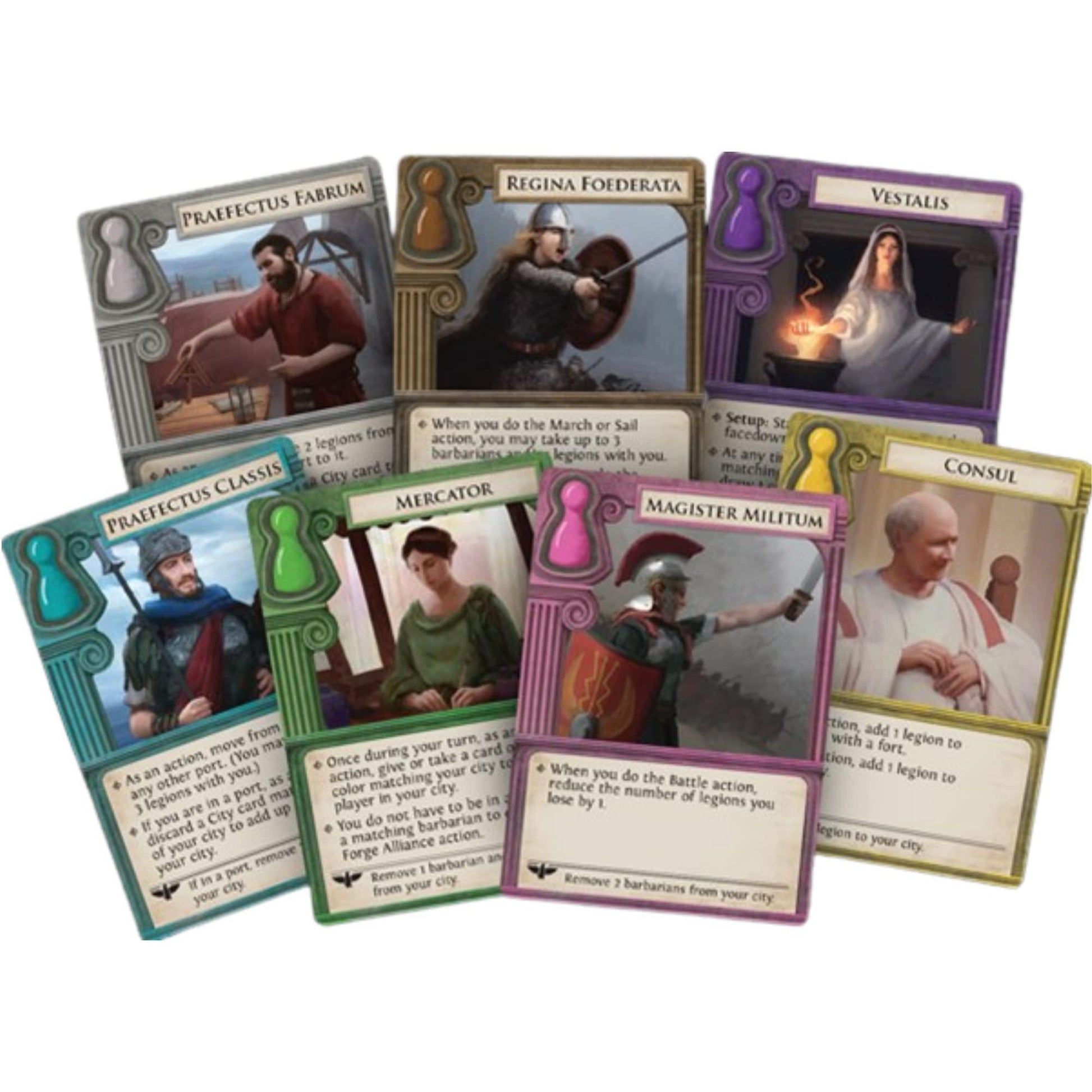 ボードゲーム Pandemic: Fall of Rome 古代ローマ帝国を守る協力型ボードゲーム ZMAN Games 1-5人用 多彩な戦略オプション 蛮族との同盟構築 特殊能力役割 ソロプレイ対応 45-60分 8歳以上 歴史的背景 輸入英語版 日本語説明書なし - Trade Center