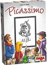パーティーゲーム Picassimo Haba 描画と推理を組み合わせた新感覚アートゲーム 芸術的センス不要 3ー6人用 約30分 プレイ時間 8歳以上対象 900単語含む150枚カード 消去可能描画ボード 変換カード搭載 家族団らん 