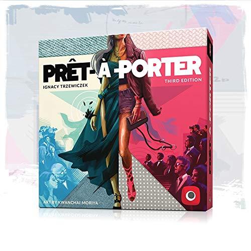 ボードゲーム Pret-aーPorter Portal Games Sp. z o.o. ファッション業界の経営戦略ボードゲーム 英語版 経済戦略ゲーム 12ラウンドの年単位プレイ 四半期ごとのファッションショーで成功目指す 