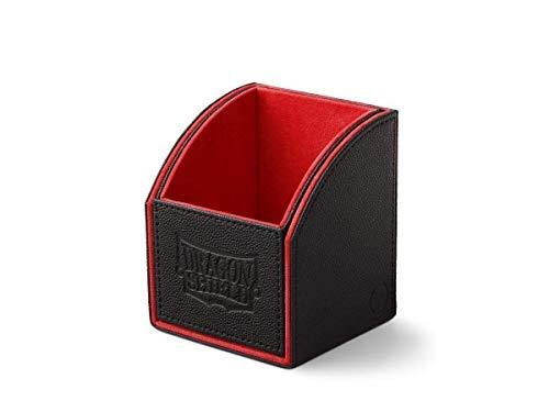 トレーディングカード Dragon Shield Nest 100 Black Red Box Dragon Shield 優れた耐久性 Dragon Skin素材採用 高級感あふれるデザイン 強力マグネット留め具 ベルベット内装でカード保護 持ち運び便利 コンパクト収納