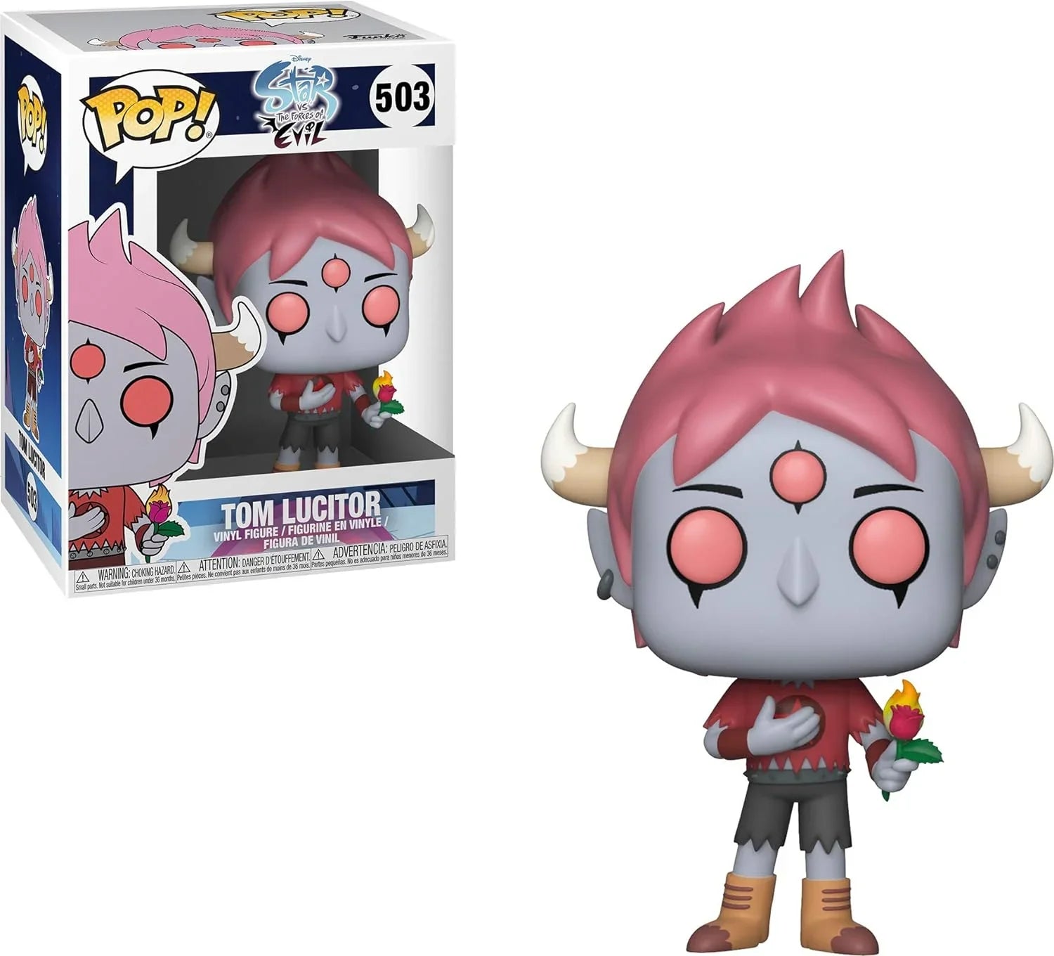 アウトレット品 フィギュア Funko Pop! Disney Star Vs Forces of Evil Tom マルチカラー 限定版 コレクター向け 鮮やかな色彩 繊細な仕上がり ファン必見の細部までこだわったデザイン 魔法の世界を感じる高品質