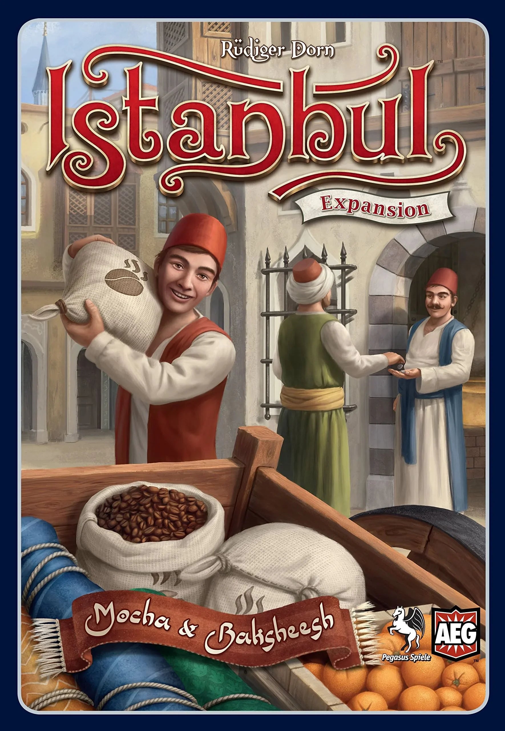 ボードゲーム イスタンブール モカ＆バクシーシ 拡張版 コーヒー豆取引 新資源導入 ギルドカード バリア戦略 増加タイル数 プレイヤー間相互作用 ルビー獲得多様化 豊富内容物 ステッカー付き ベースゲーム必須 
