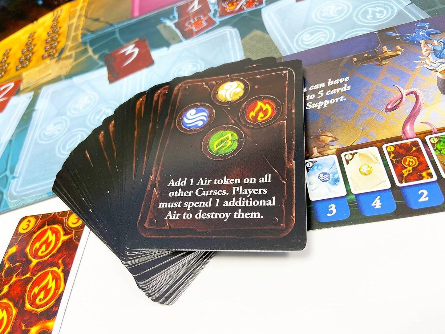 カードゲーム The Big Book of Madness アークライト協力型戦略要素呪文元素モンスター対戦魔法使い見習い 戦略的協力プレイ狂気管理デッキ構築ファンタジーテーマ緊張感高プレイ人数2-5人60-90分