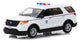 ミニカー フォード・エクスプローラー United States Postal Service 郵便警察仕様 ホワイト基調 青赤アクセントカラー ダイナミックフォルム 精巧なディテール ヘッドライト テールランプ ホイール ロゴマーク ルーフ赤色灯 1/43スケール