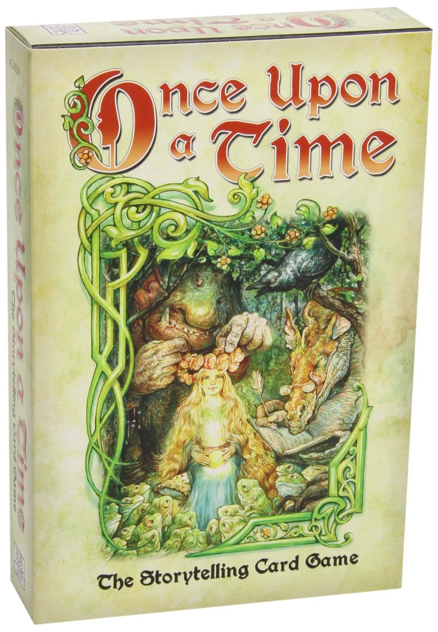 カードゲーム Once Upon a Time 第三版 アトラスゲームズ 協力型 創造力豊かな物語紡ぎ プレイヤー2から6人 対象年齢8歳以上 短時間20分から40分 家族や友人の団らんパーティー向け 英語版ストーリーテリング新感覚ゲーム 