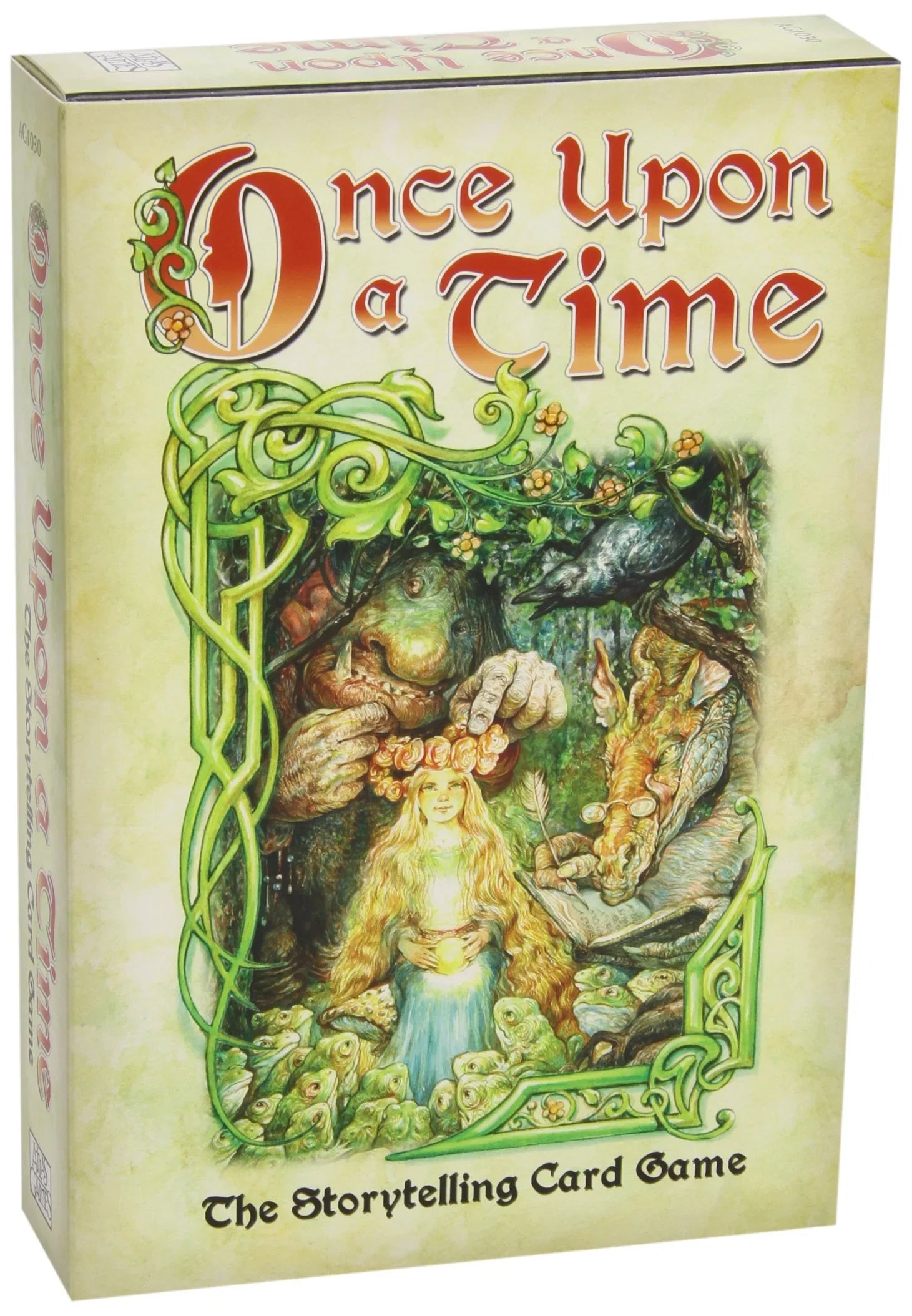 カードゲーム Once Upon a Time 第三版 アトラスゲームズ 協力型 創造力豊かな物語紡ぎ プレイヤー2から6人 対象年齢8歳以上 短時間20分から40分 家族や友人の団らんパーティー向け 英語版ストーリーテリング新感覚ゲーム 