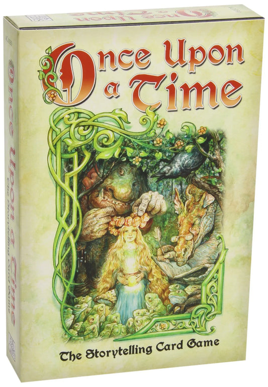 カードゲーム Once Upon a Time 第三版 アトラスゲームズ 協力型 創造力豊かな物語紡ぎ プレイヤー2から6人 対象年齢8歳以上 短時間20分から40分 家族や友人の団らんパーティー向け 英語版ストーリーテリング新感覚ゲーム 