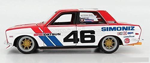 アウトレット品 ミニカー ダットサン510 BREレーシング ブロックレーシングエンタープライズ 精巧再現 伝説のレース王者 魂込めた1/24スケール モータースポーツ史 名車 軽量リアドライブ 4輪独立懸架 8スポークホイール