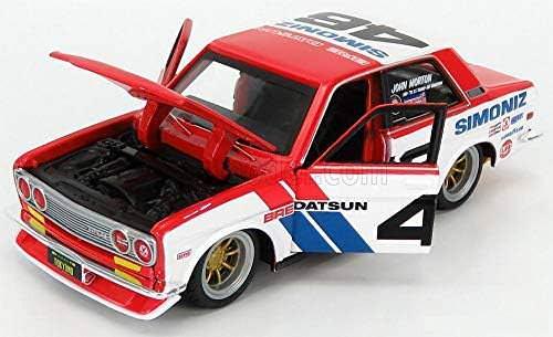 アウトレット品 ミニカー ダットサン510 BREレーシング ブロックレーシングエンタープライズ 1 24スケール 精巧再現 レース王者伝説 軽量リアドライブレイアウト 四輪独立懸架 8スポークホイール搭載 ジョンモートン選手 1971年優勝モデル SCCA