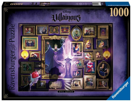ジグソーパズル ラベンスバーガー ディズニーヴィランズ 悪の女王 1000ピース 高品質 麻布特殊紙 精密カッティング 技術採用 70センチ×50センチ 完成サイズ 大人 11歳以上 対象 幅広いレベル楽しめる 精巧なデザイン 映画 シーン再現