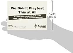 カードゲーム We Didn't Playtest This at All Asmadi Games 予測不可能 理不尽 笑い 混沌 勝利条件 短時間 パーティーゲーム 友人 家族 機転 運 白紙カード オリジナルカード作成 拡張カードセット 混沌パック ミニゲーム ドラゴン カード効果