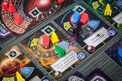 ボードゲーム Tiny Epic Galaxies タイニーエピックギャラクシーズ コンパクト 宇宙戦略 1-5人 プレイ時間30分-1時間 ダイスロール プログラミング 資源管理 宇宙艦隊拡大 銀河帝国拡大 惑星植民地化 インタラクション 