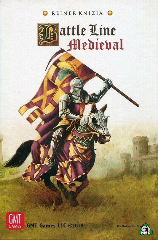 ボードゲーム Battle Line Medieval Edition Reiner Knizia 戦略的思考と駆け引きの2人用対戦中世バトルカードゲーム 短時間プレイ 美しい騎士紋章デザイン 戦術的選択肢豊富 約30分から1時間 プレイ対象14歳以上 英語版 日本語説明書なし