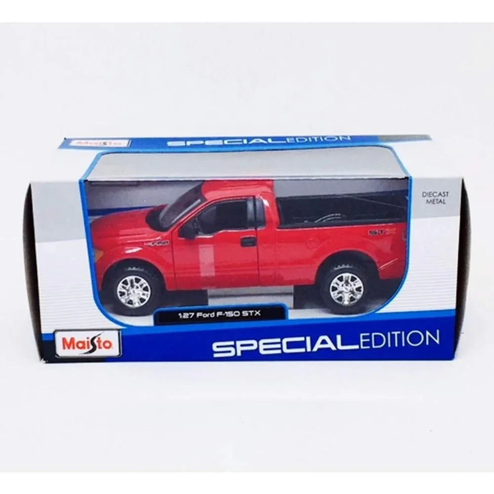 ミニカー Ford F-150 STX レッド 1/27スケール Maisto マイスト 繊細な造形と力強さを兼ね備えた精密モデル 洗練されたデザインと鮮やかな真紅のボディで部屋やオフィスに独特の存在感をもたらすコレクター向け精密ミニチュア