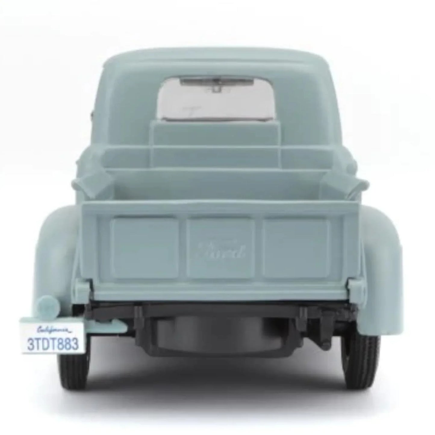 ミニカー フォードF-1 1948年モデル 1/25スケール アメリカ代表ピックアップトラック クラシックカー コレクション プレゼント用 グレーボディ 入念再現 丸型ヘッドライト 精密インテリア フラットヘッドV8エンジン 耐久性設計 労働者の相棒