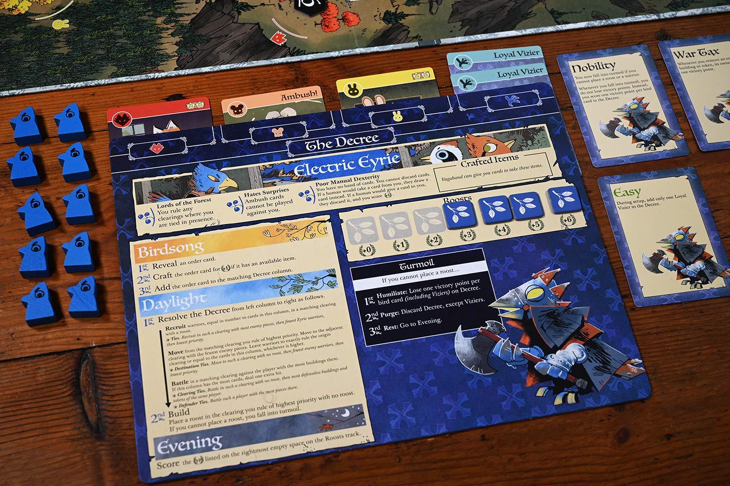 ボードゲーム Root The Clockwork Expansion Root ブランド Clockwork派閥 多彩な難易度設定 非対称デザイン 自動派閥対戦 AI搭載 ソロプレイ少人数対応 森の覇権争い 独自能力特性カード多数搭載 森林地帯舞台 