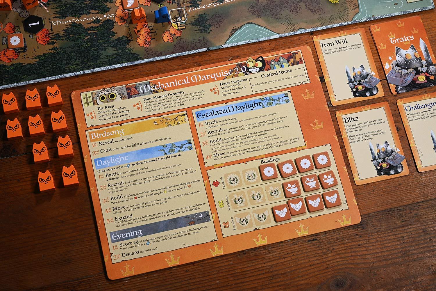 ボードゲーム Root The Clockwork Expansion Root ブランド Clockwork派閥 多彩な難易度設定 非対称デザイン 自動派閥対戦 AI搭載 ソロプレイ少人数対応 森の覇権争い 独自能力特性カード多数搭載 森林地帯舞台 