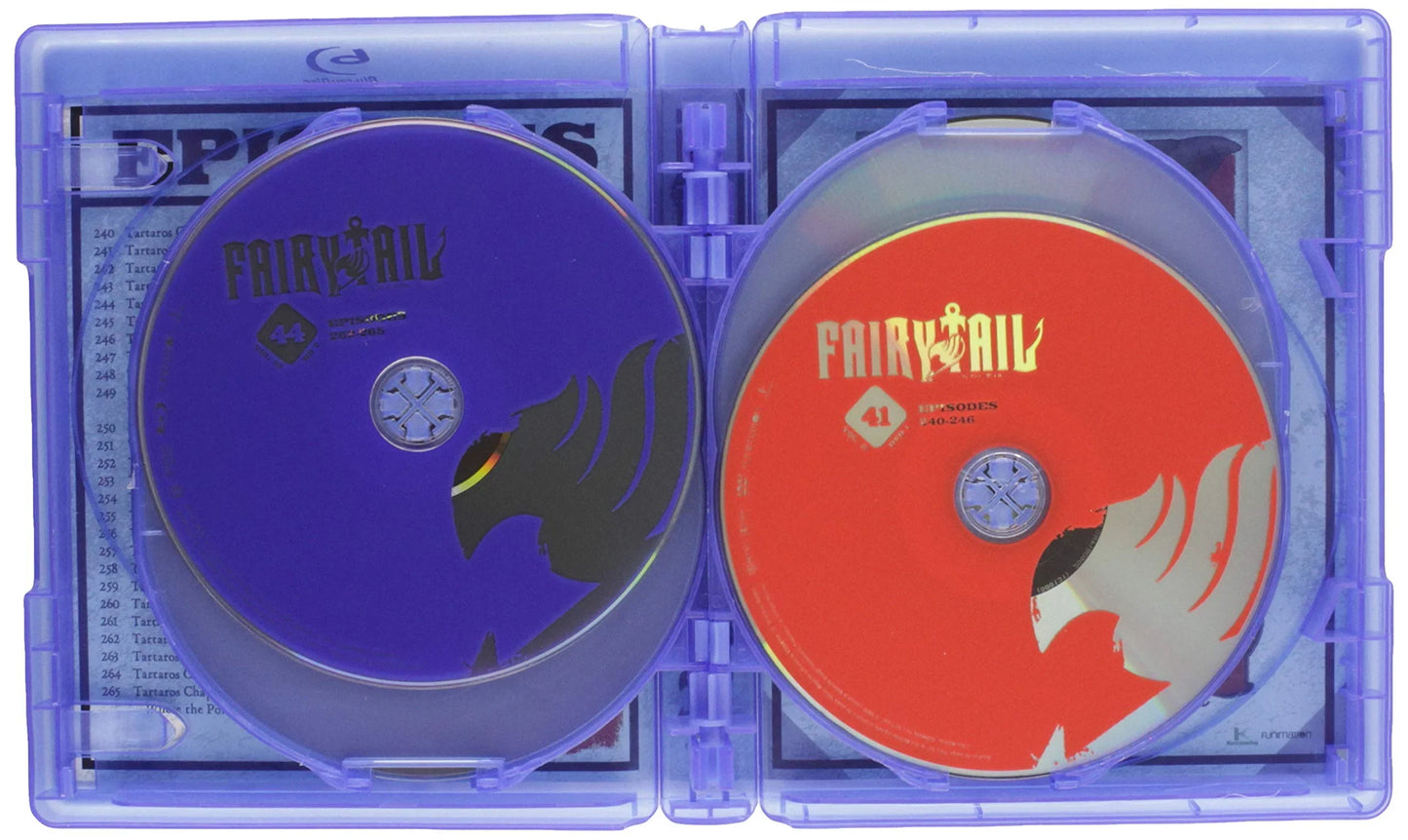 Blu-ray DVD アニメ FAIRY TAIL Collection Eleven フェアリーテイル 魔法ファンタジー 魔導士ギルド冒険 クライマックス物語 ドラゴン炎主人公ナツ 激動ストーリー収録 第240話から第265話 16対9ワイドスクリーン  DVD