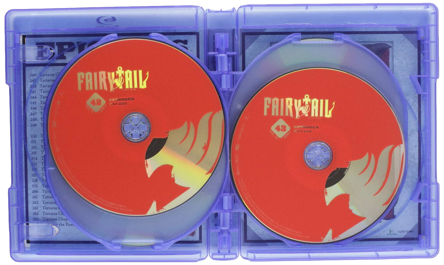 Blu-ray DVD アニメ FAIRY TAIL Collection Eleven フェアリーテイル 魔法ファンタジー 魔導士ギルド冒険 クライマックス物語 ドラゴン炎主人公ナツ 激動ストーリー収録 第240話から第265話 16対9ワイドスクリーン  DVD