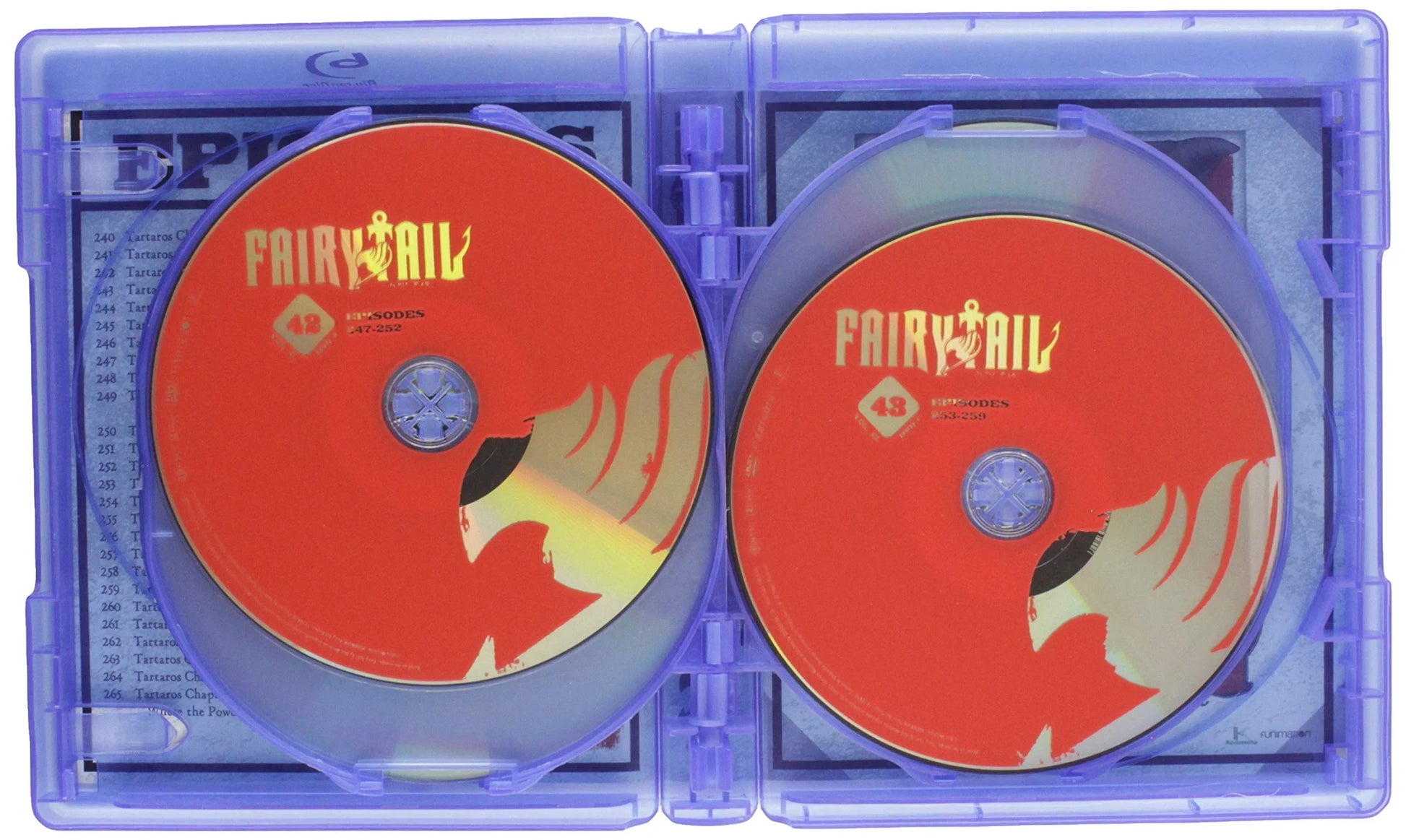 Blu-ray DVD アニメ FAIRY TAIL Collection Eleven フェアリーテイル 魔法ファンタジー 魔導士ギルド冒険 クライマックス物語 ドラゴン炎主人公ナツ 激動ストーリー収録 第240話から第265話 16対9ワイドスクリーン  DVD