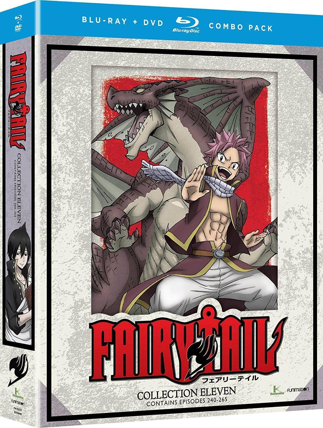 Blu-ray DVD アニメ FAIRY TAIL Collection Eleven フェアリーテイル 魔法ファンタジー 魔導士ギルド冒険 クライマックス物語 ドラゴン炎主人公ナツ 激動ストーリー収録 第240話から第265話 16対9ワイドスクリーン  DVD