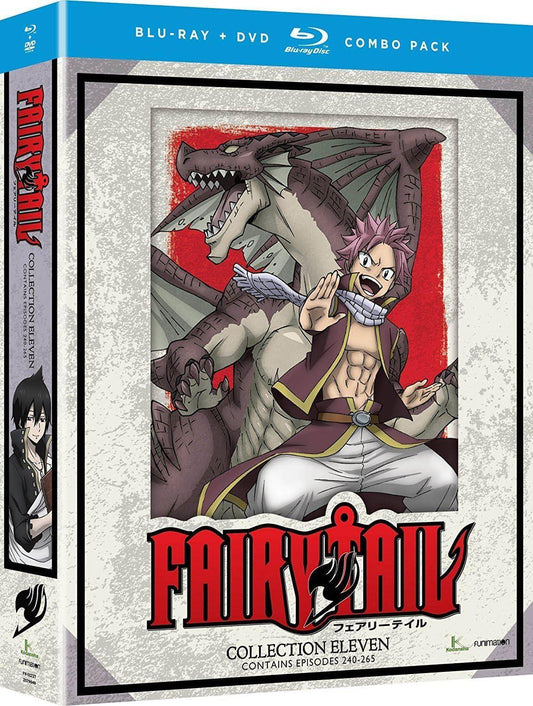 Blu-ray DVD アニメ FAIRY TAIL Collection Eleven フェアリーテイル 魔法ファンタジー 魔導士ギルド冒険 クライマックス物語 ドラゴン炎主人公ナツ 激動ストーリー収録 第240話から第265話 16対9ワイドスクリーン  DVD