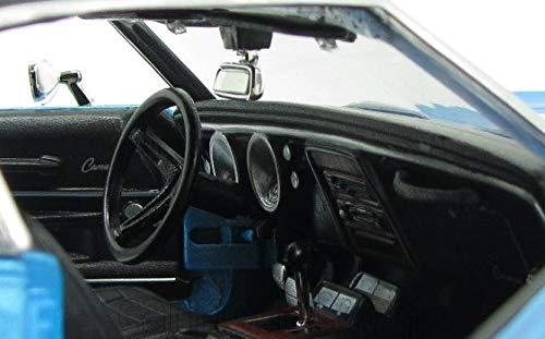 ミニカーモデル CHEVROLET CAMARO SS Z/28 COUPE 1968年 マイスト Maisto 鮮やかライトブルー精緻インテリアエクステリア忠実再現ヴィンテージカー魅力クラシックカー愛好家向けコレクター必携