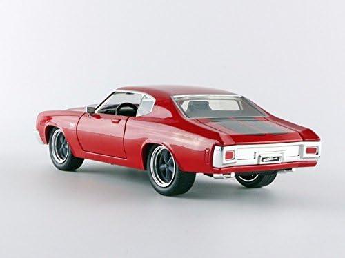 ミニカー Jada Toys シボレー シェベルSS ワイルドスピード Chevrolet Doms Chevelle SS レッド Fast & Furious Movie 1/24 97193R 圧倒的ディテール 高精細再現 マッスルカーコレクション レトロデザイン 魅力的フォルム 魅惑の赤ボディ