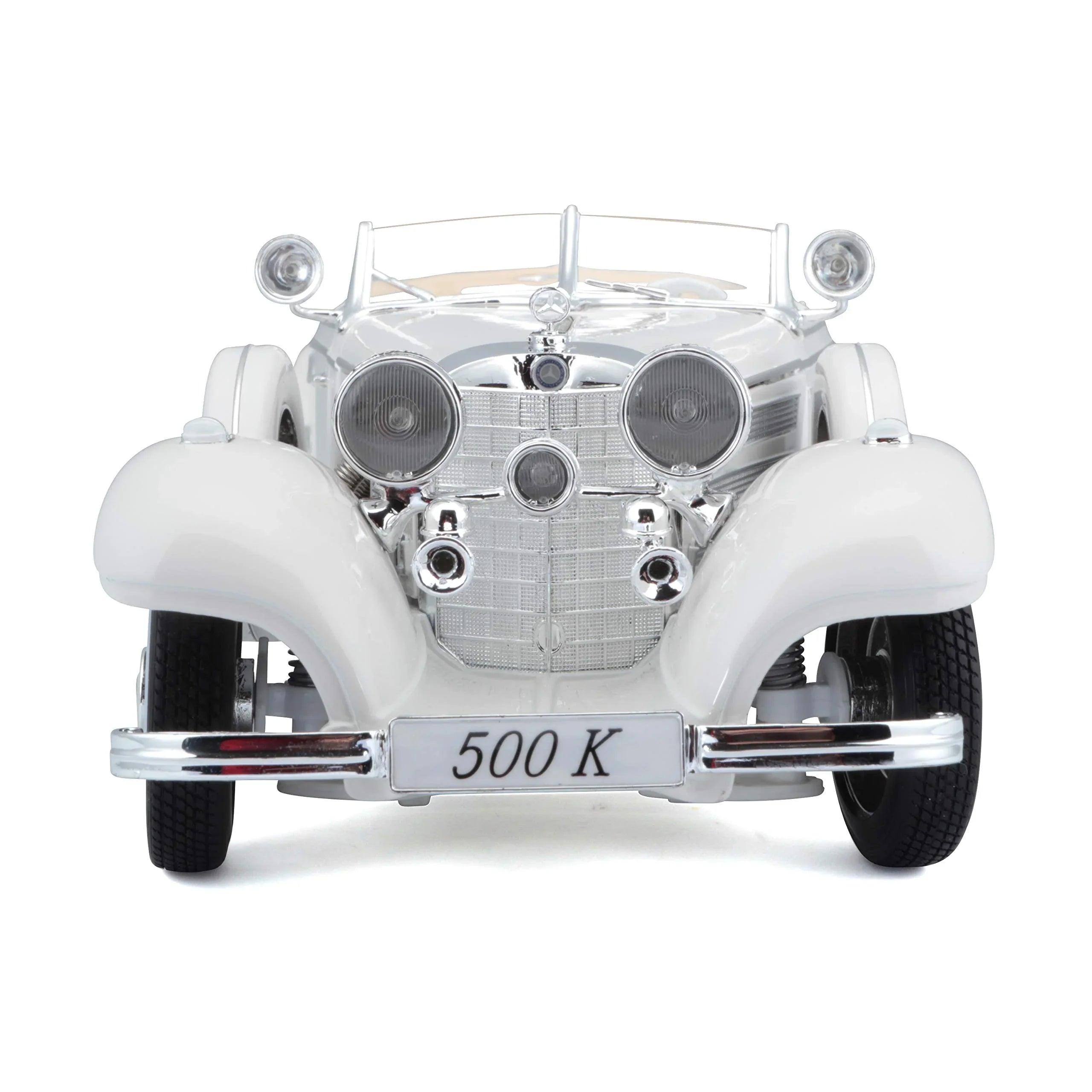 ミニカー メルセデス・ベンツ 1936年式500K ダイキャストスケールモデル コレクターズエディション 名車クラシックカー 1/18ボディライン精巧再現 重厚感漂うヘッドライトグリルバンパーディテール メルセデス・ベンツ歴史高級車プロポーション再現