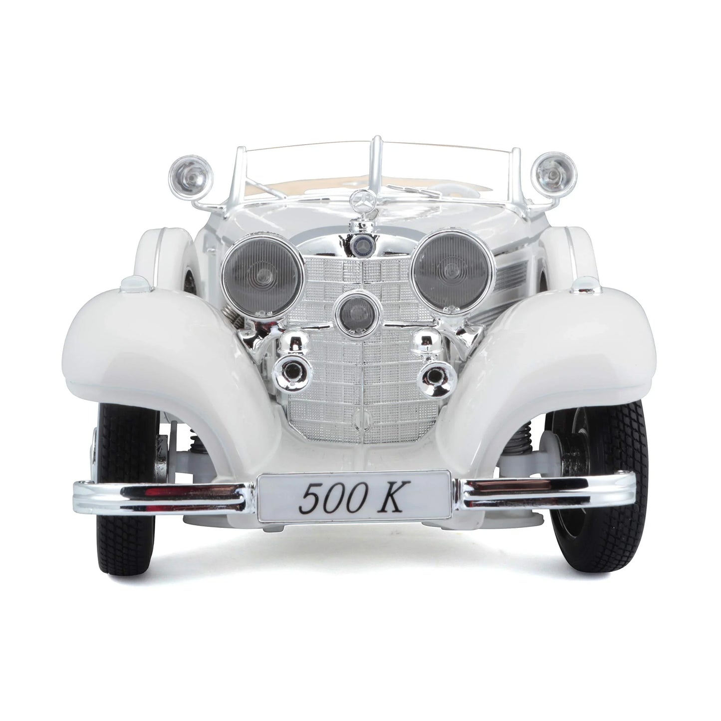 アウトレット品 ミニカー メルセデス・ベンツ 1936年式500K ダイキャストスケールモデル コレクターズエディション 名車クラシックカー 1/18ボディライン精巧再現 重厚感漂うヘッドライトグリルバンパーディテール