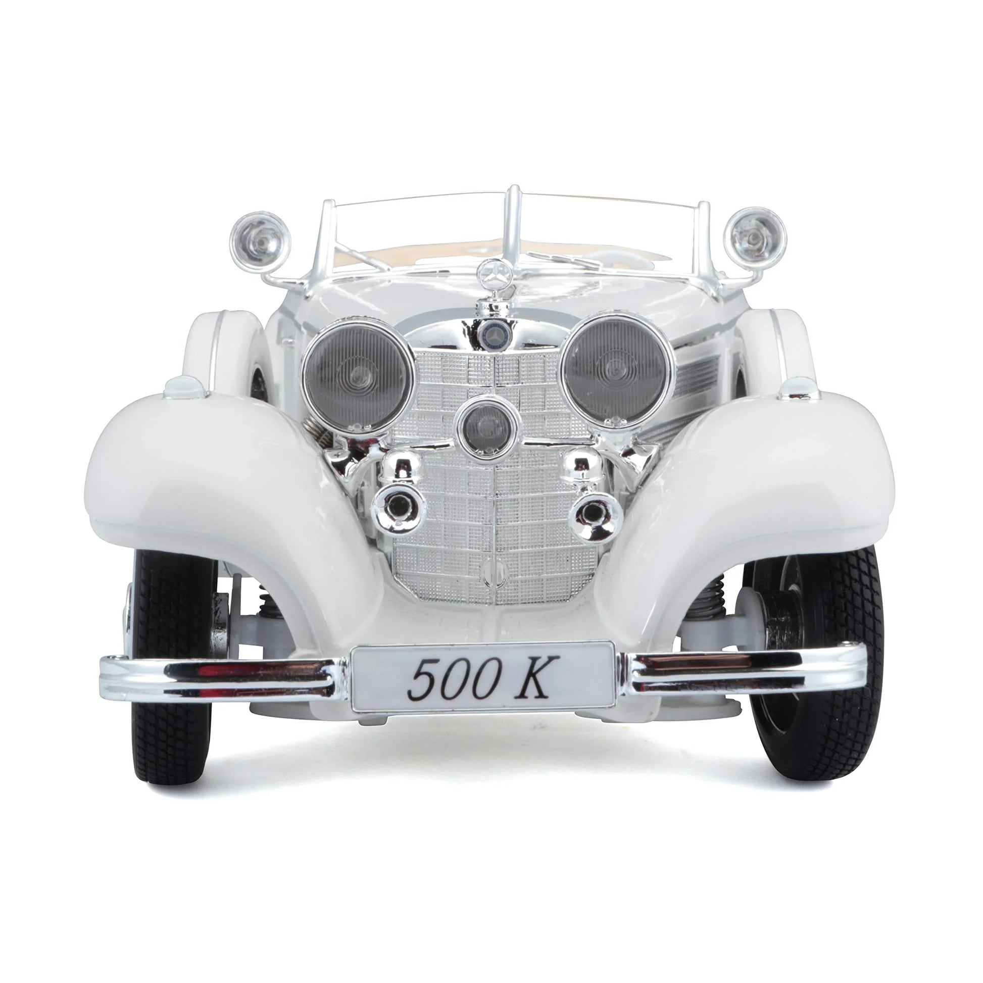 アウトレット品 ミニカー メルセデス・ベンツ 1936年式500K ダイキャストスケールモデル コレクターズエディション 名車クラシックカー 1/18ボディライン精巧再現 重厚感漂うヘッドライトグリルバンパーディテール