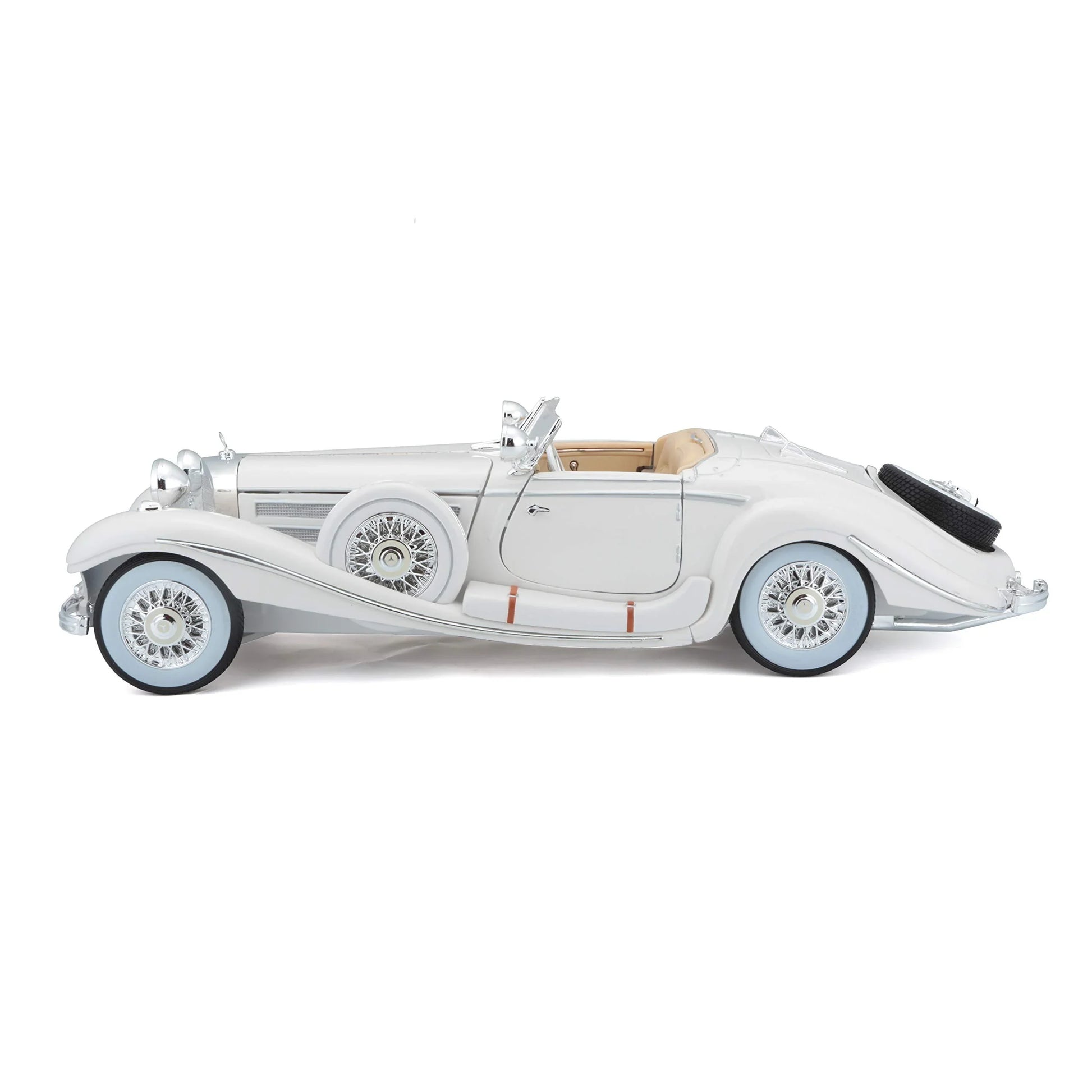 アウトレット品 ミニカー メルセデス・ベンツ 1936年式500K ダイキャストスケールモデル コレクターズエディション 名車クラシックカー 1/18ボディライン精巧再現 重厚感漂うヘッドライトグリルバンパーディテール