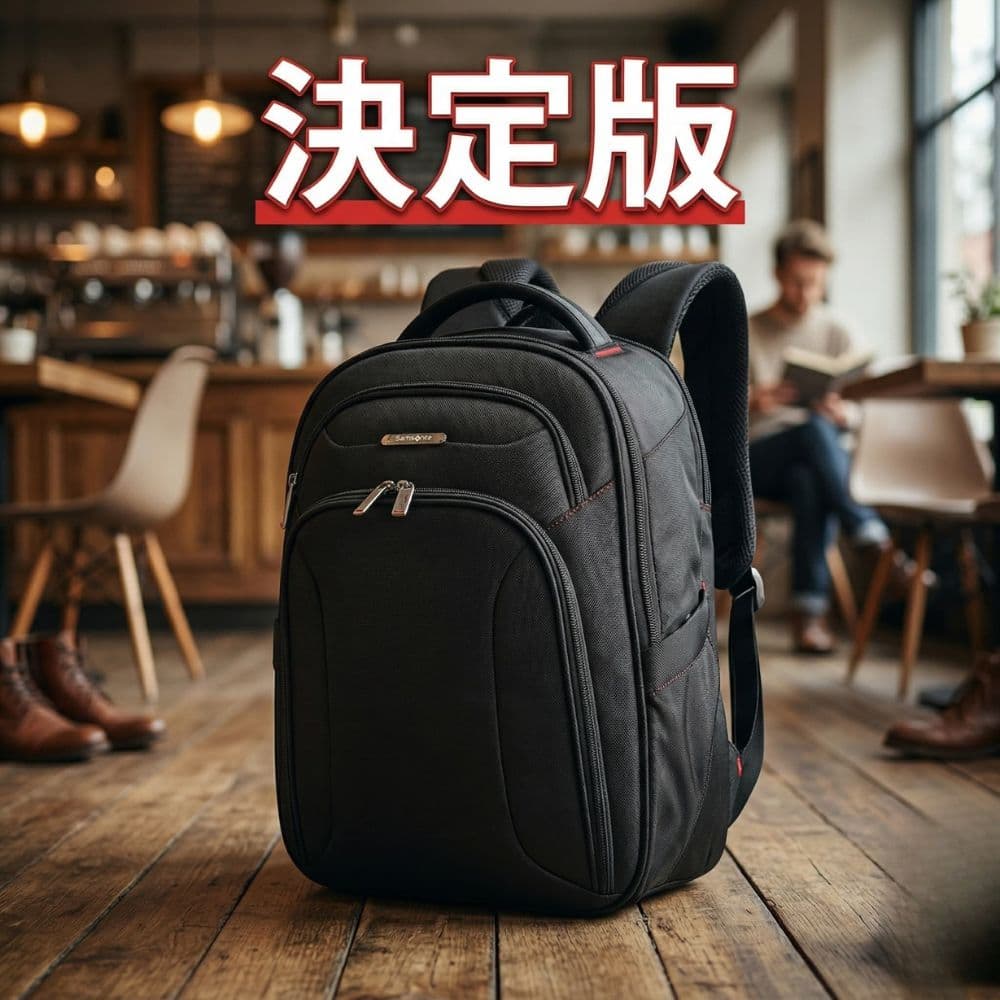 サムソナイト ゼノン3.0【950gで通勤快適】軽量スリムビジネスリュック PC収納 通勤も出張も快適に