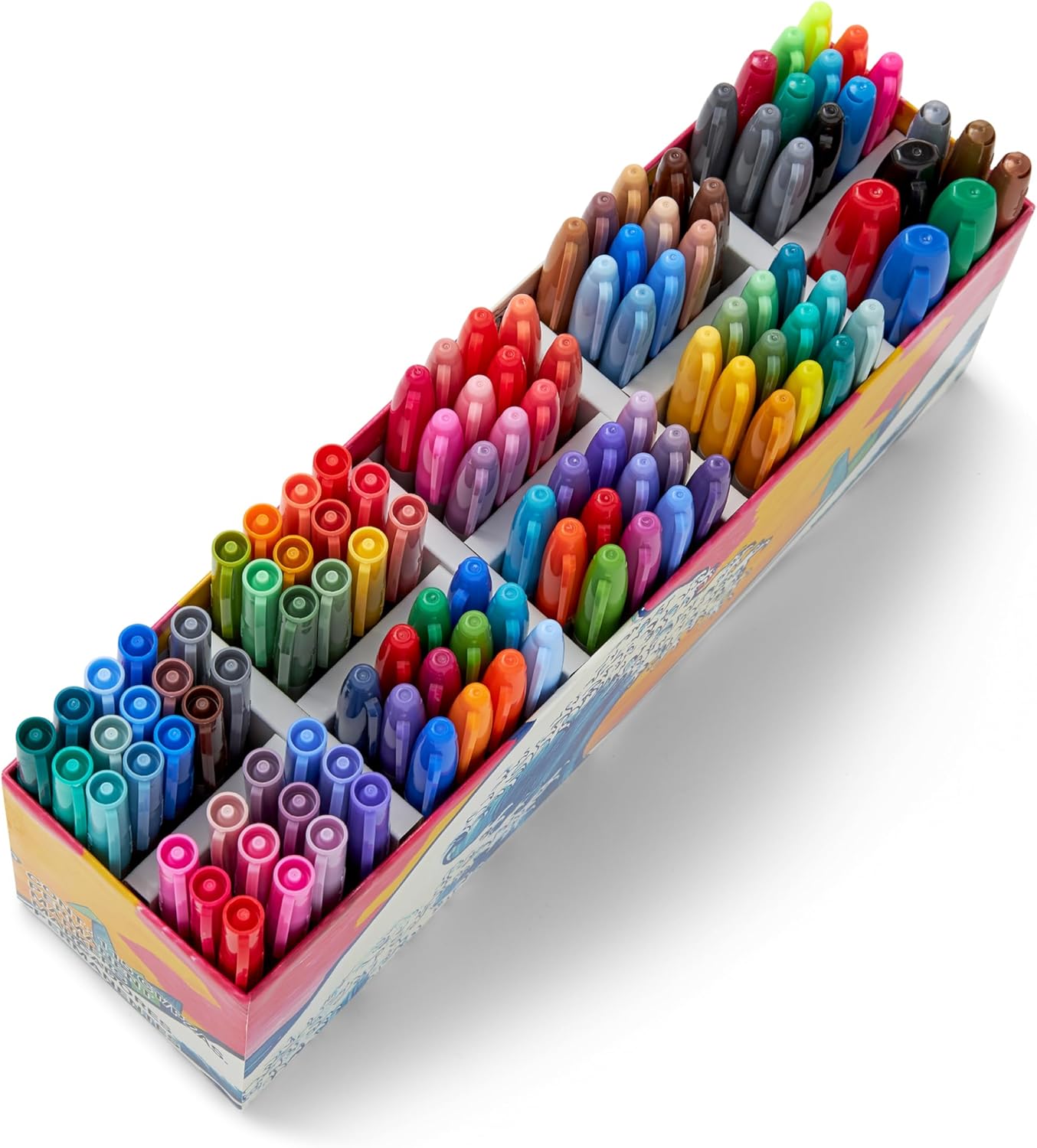 Sharpie Ultimate Collection Permanent Markers, 115-Piece Set, Fine Point and Ultra Fine Point, Two Nib Types, Wide Variety of Colors, Fast-Drying Permanent Ink, Compatible with Paper, Plastic, and Metal, Parallel Import