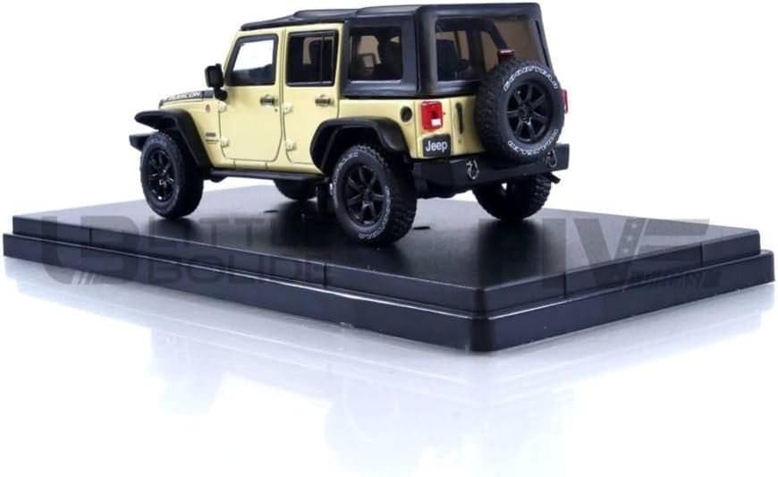 ミニカー Greenlight グリーンライト ジープ ラングラー アンリミテッド ルビコン 2018 1/43 スケール アメリカンオフロード象徴 角張ボディ特徴的7スロットグリル 大径タイヤ無骨機能的デザイン 高精細再現 精巧模型 車好き贈物 コレクション用品