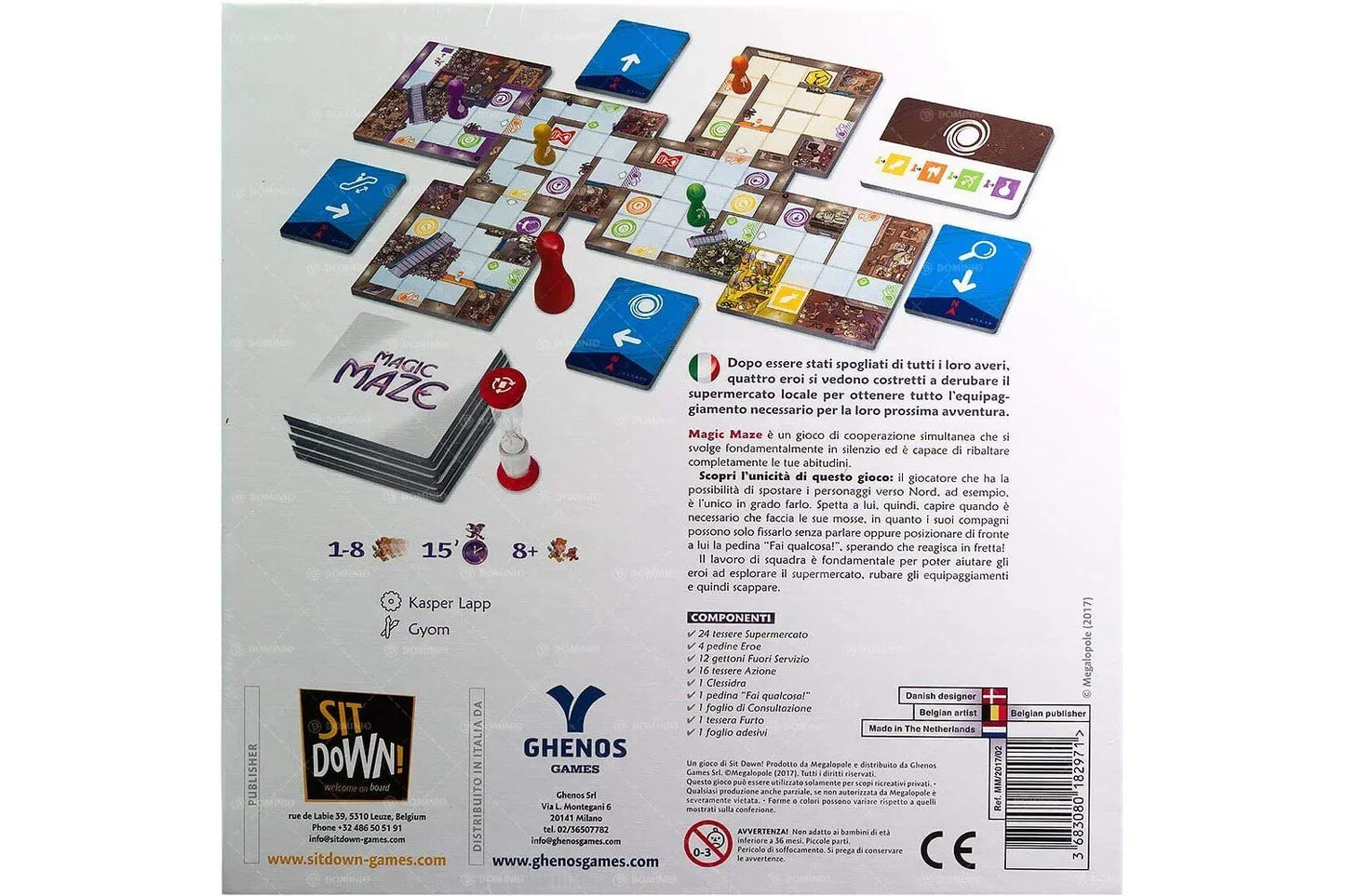 ボードゲーム Magic Maze マジックメイズ アライアンスリプレイ 4人協力型リアルタイム脱出ゲーム 警備員回避瞬時判断制限時間内ミッション成功必須 静かな忍耐 サイレント連携非言語プレイ 