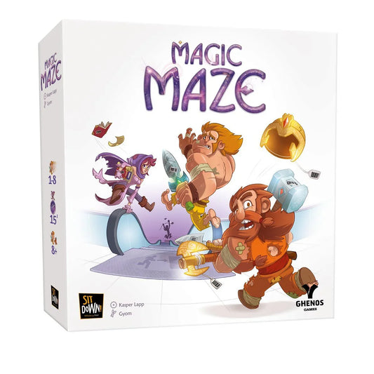 ボードゲーム Magic Maze マジックメイズ アライアンスリプレイ 4人協力型リアルタイム脱出ゲーム 警備員回避瞬時判断制限時間内ミッション成功必須 静かな忍耐 サイレント連携非言語プレイ 