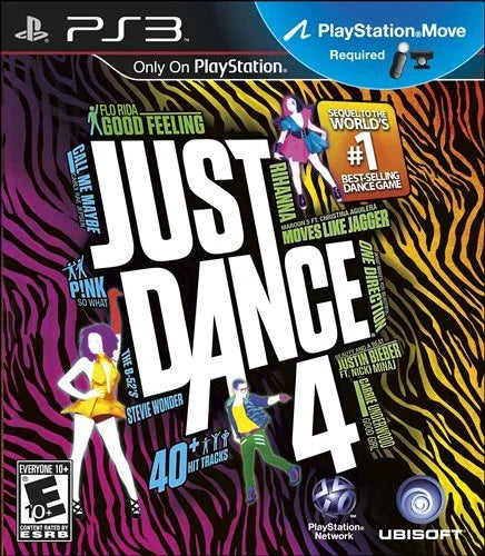ダンスゲーム Just Dance 4 PlayStation 3版 Ubisoft 40曲以上収録 多彩なゲームモード 最大4人同時プレイ 直感的な操作 ヒップホップ ラテン ポップ ディスコ バトルモード Just Sweatモード