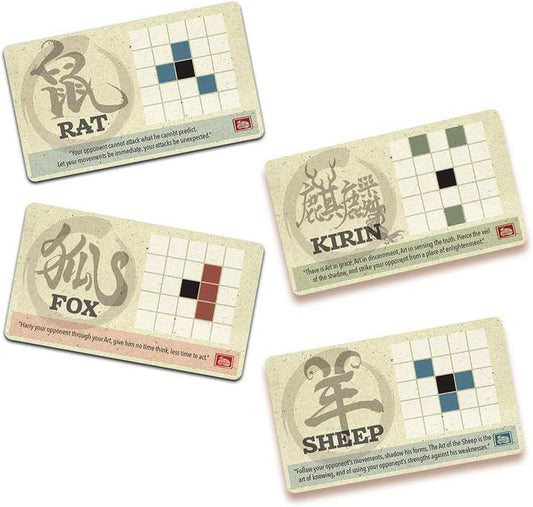 ボードゲーム オニタマ Sensei's Path 拡張セット Shimpei Sato 新しい戦略を広げる16枚の移動カード 専用の独立使用可能 ゲーム体験の多様性拡大 日本文化への敬意を込めた思考力強化の二人用対戦ゲーム 