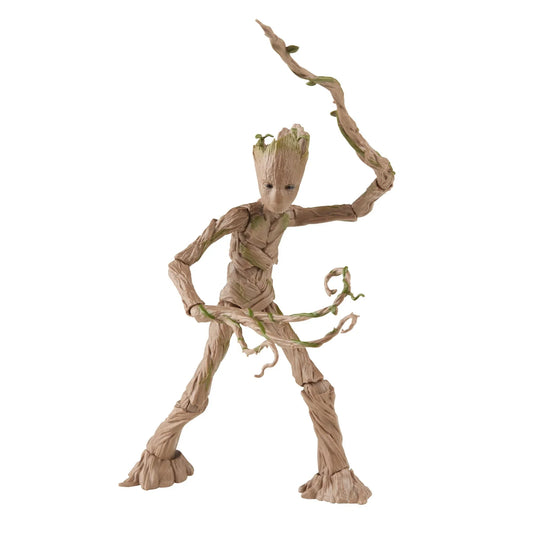 フィギュア Marvel Legends Series マイティ・ソー ラブ アンド サンダー グルート 6インチ アクションフィギュア Hasbro 高品質 可動ポイント 多彩なポーズ 差し替え用ハンドパーツ ビルド ア フィギュアパーツ コレクター向け