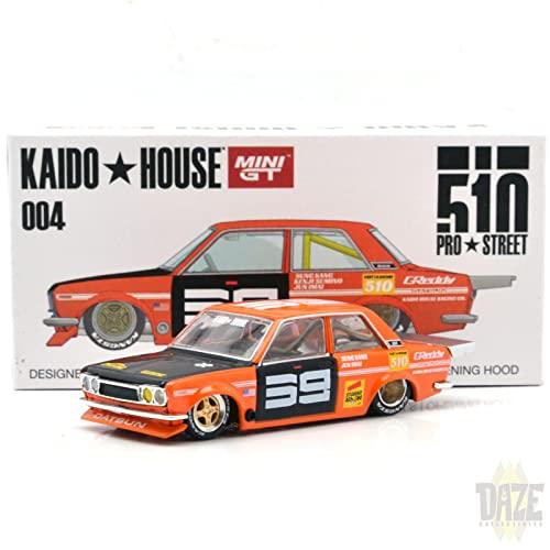 ミニカー ダットサン 510 プロストリート 1 64 スケール コレクション ミニジーティー 1971 年式 カスタムカー 日本車 モデル 精密 ディテール ストリート カスタム KAIDOHOUSE コラボレーション 品質 重視 高評価 ミニカー 日本の カー カルチャー 象徴