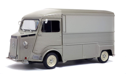 ミニカー SOLIDO ソリド シトロエン HY シビル シルバー CITRO N TYPE HY CIVIL GRIS METAL 1969年 1/18 ダイキャストモデル フランス車 コレクション 波型ボディ 精密再現 クラシックカー ヴィンテージ 運送車両 小型バン - Trade Center