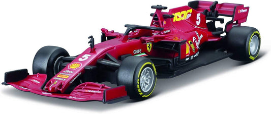 ミニカー フェラーリ SF1000 2020年型マシン 1/43スケール ダイキャストモデル セバスチャン ベッテル 5号車 再現 精巧 ボディワーク 空力性能 エアロダイナミクス パーツ ウイング イタリア 老舗ミニカーメーカー Bburago 高品質 精密仕上げ