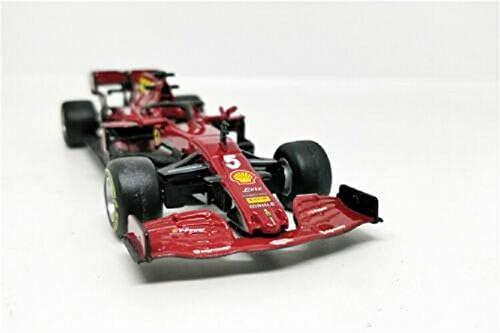 ミニカー フェラーリ SF1000 2020年型マシン 1/43スケール ダイキャストモデル セバスチャン ベッテル 5号車 再現 精巧 ボディワーク 空力性能 エアロダイナミクス パーツ ウイング イタリア 老舗ミニカーメーカー Bburago 高品質 精密仕上げ