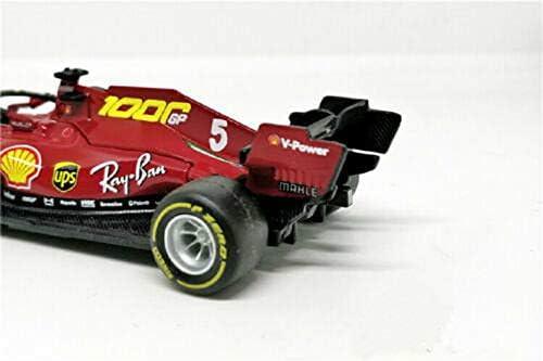 ミニカー フェラーリ SF1000 2020年型マシン 1/43スケール ダイキャストモデル セバスチャン ベッテル 5号車 再現 精巧 ボディワーク 空力性能 エアロダイナミクス パーツ ウイング イタリア 老舗ミニカーメーカー Bburago 高品質 精密仕上げ