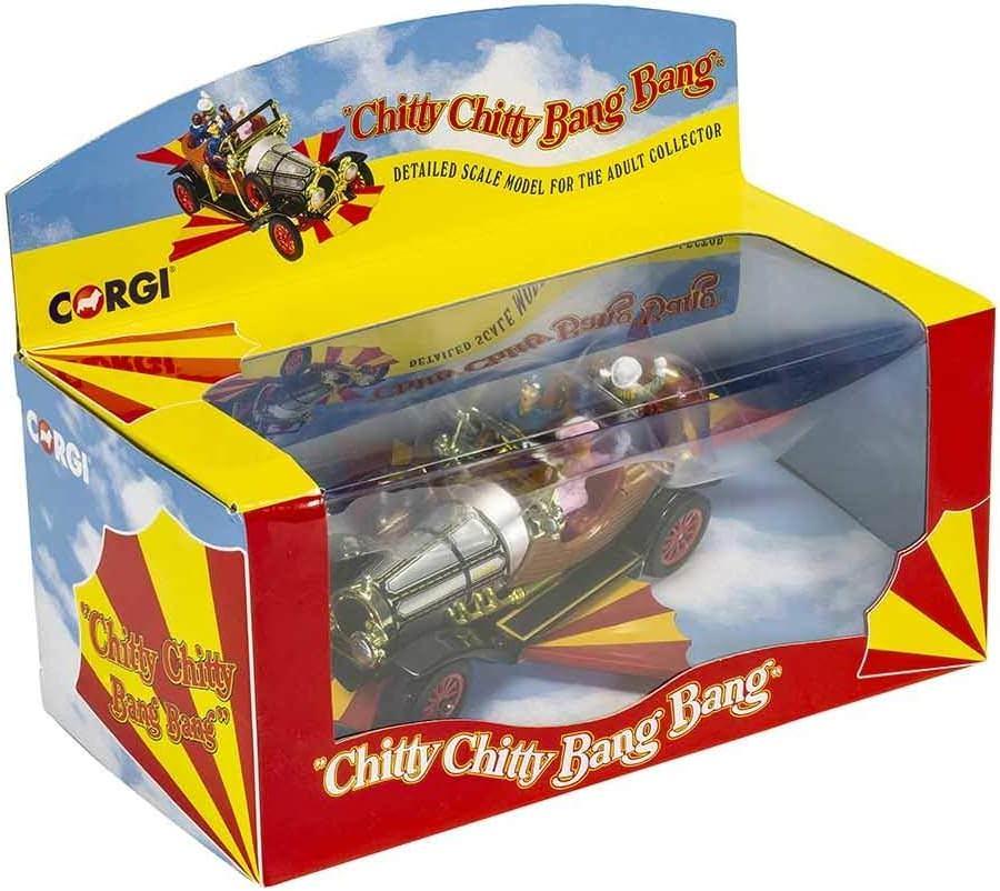 ミニカー チキチキバンバン 空飛ぶクルマ CORGI 精巧 1/45スケール模型 伝説の映画史上初登場車両忠実再現 クラシックカーコレクション 精密職人技と真鍮調装飾 映画公開50周年記念 限定復刻版 ファンタジーミュージカルの名作名車