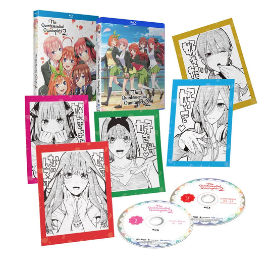 アニメ Blu-ray 五等分の花嫁∬ シーズン2 Bibury Animation Studios 高品質映像 美麗アニメーション表現 全12話収録 特典映像付 1080p HD 16:9 ワイドスクリーン 音声豊か 青少年から大人まで幅広い層対応 春場ねぎ原作 