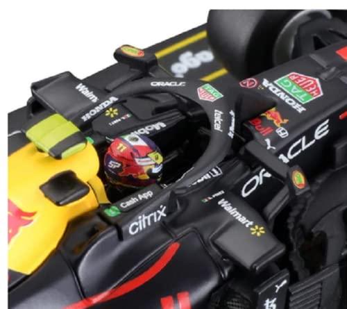 ダイキャストミニカー 2021年F1世界選手権 レッドブル・レーシング RB16B イタリアブランド Bburago 1/43スケール 空力性能再現 ペレス選手仕様 スポンサーロゴ精密 ホイールウイングディフューザー
