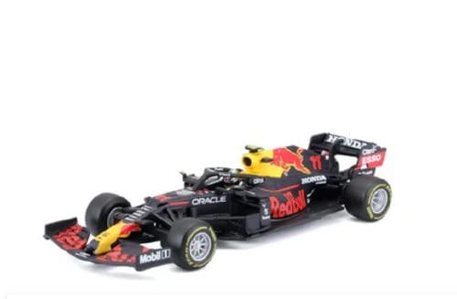 ダイキャストミニカー 2021年F1世界選手権 レッドブル・レーシング RB16B イタリアブランド Bburago 1/43スケール 空力性能再現 ペレス選手仕様 スポンサーロゴ精密 ホイールウイングディフューザー